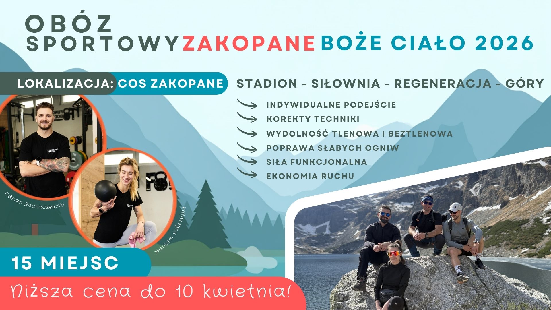 Oboz sportowy Boskie Cialo w Boze cialo